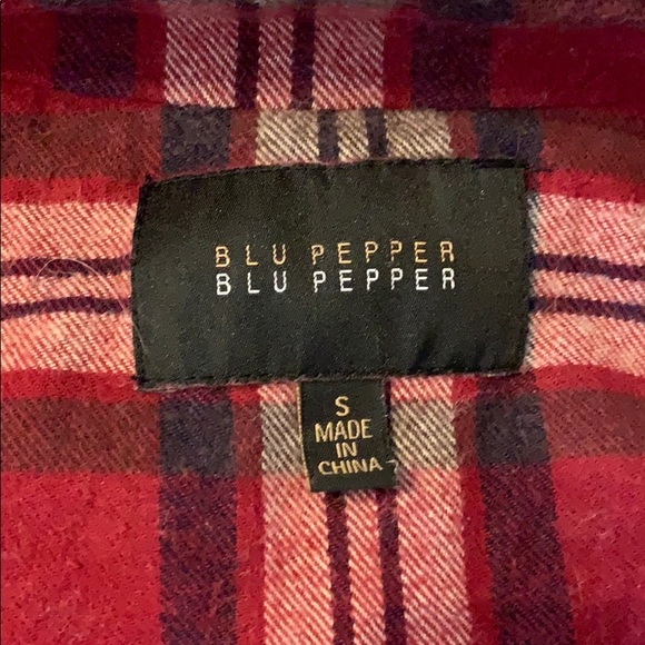 Blu Pepper plaid with design vest - Picture 4 of 4